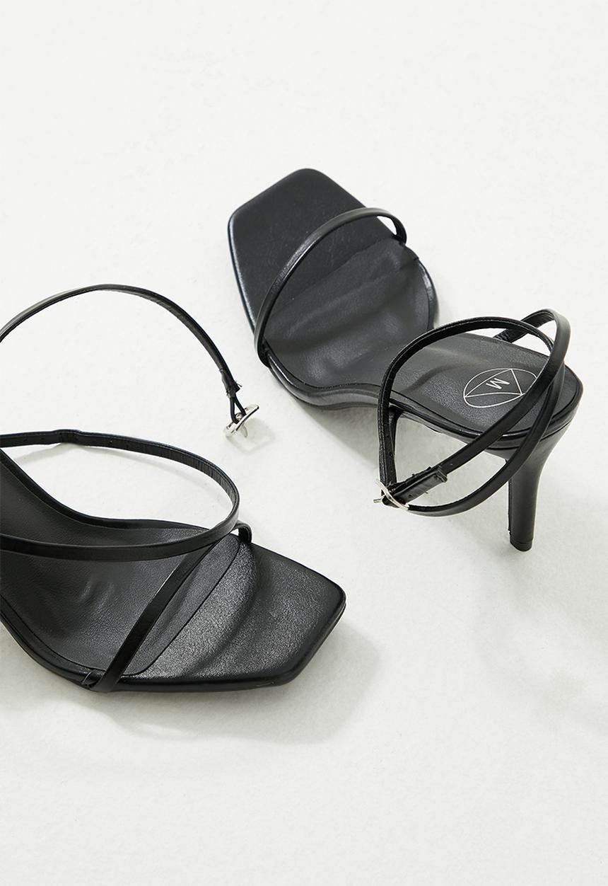Missguided - Barely there low heel - black