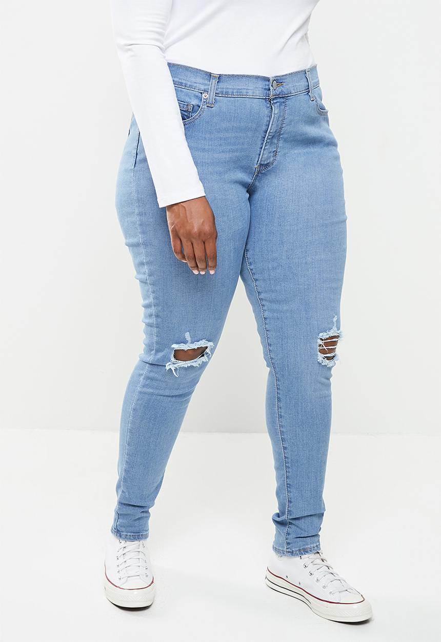 Levi’s® - Curvy super skinny quebec high sa - blue 