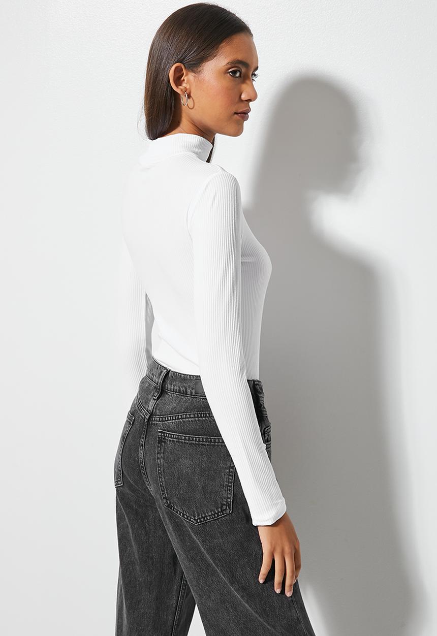 Superbalist - 3-Pack funnel neck rib tops - multi 