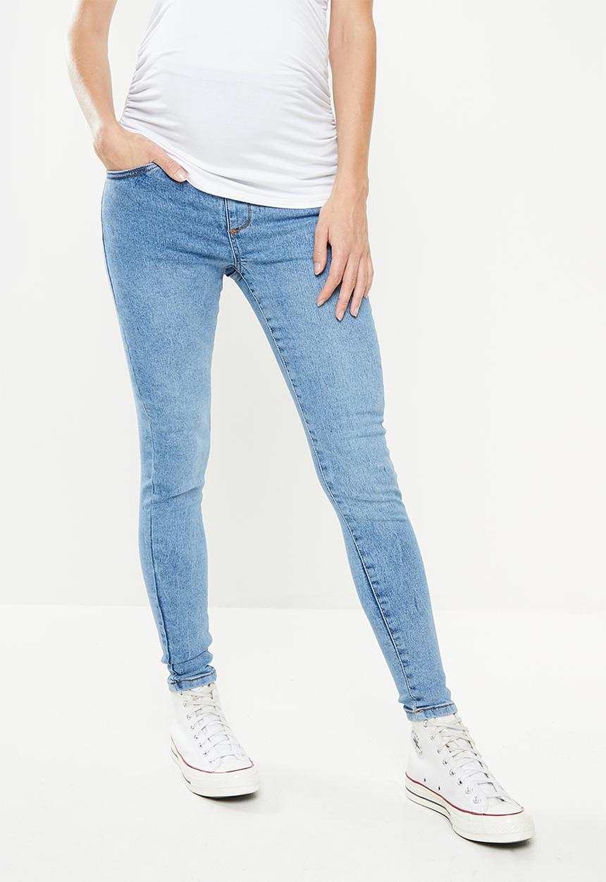 Cotton On - Maternity super stretch jean (over belly) - haven blue