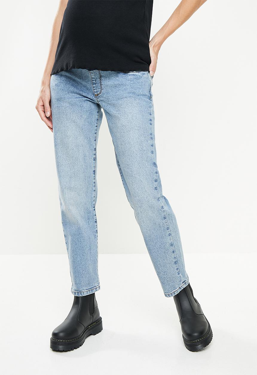 Cotton On - Maternity straight stretch jean (over belly) - wategos blue