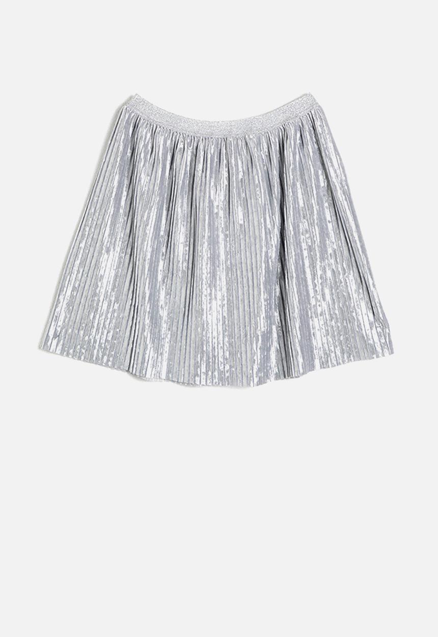 Koton Kids - Girls pleated skirt - silver