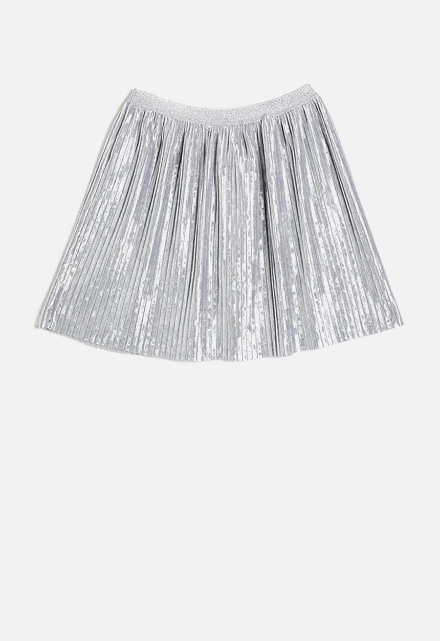 Koton Kids - Girls pleated skirt - silver