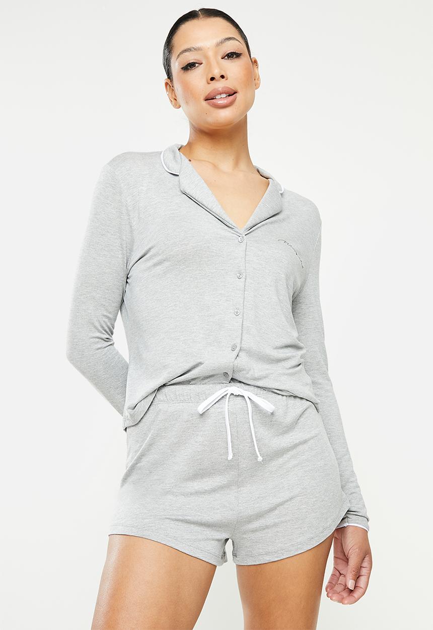 Missguided - Missguided pyjama 5 piece - grey marl