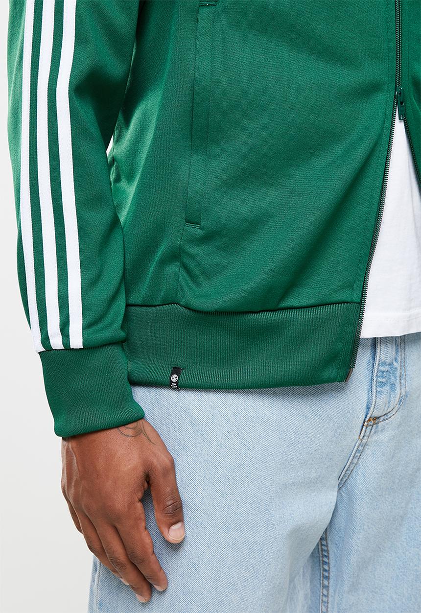 adidas Originals - Adicolor Classics Primeblue SST Track Top - collegiate green & white