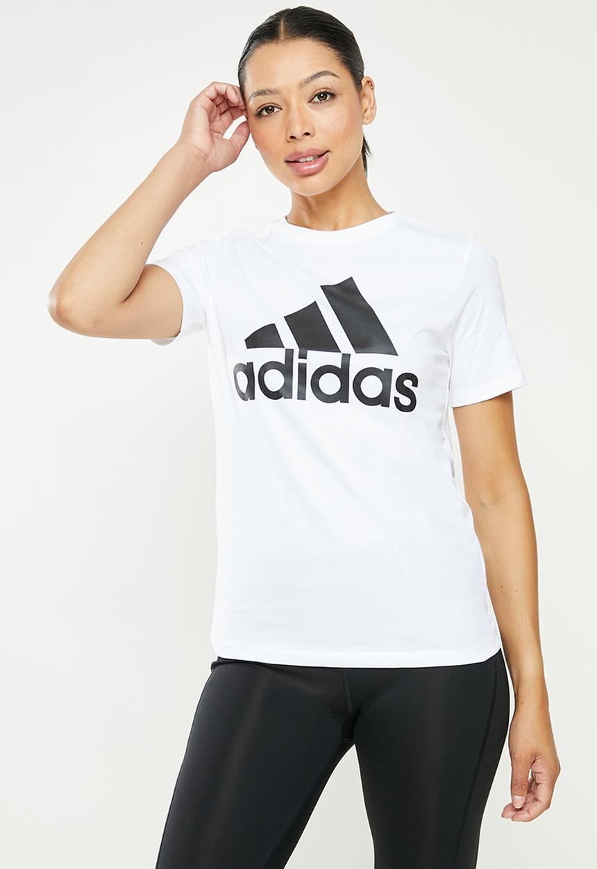 adidas Performance - W blt2 performance short sleeve tee - white & black