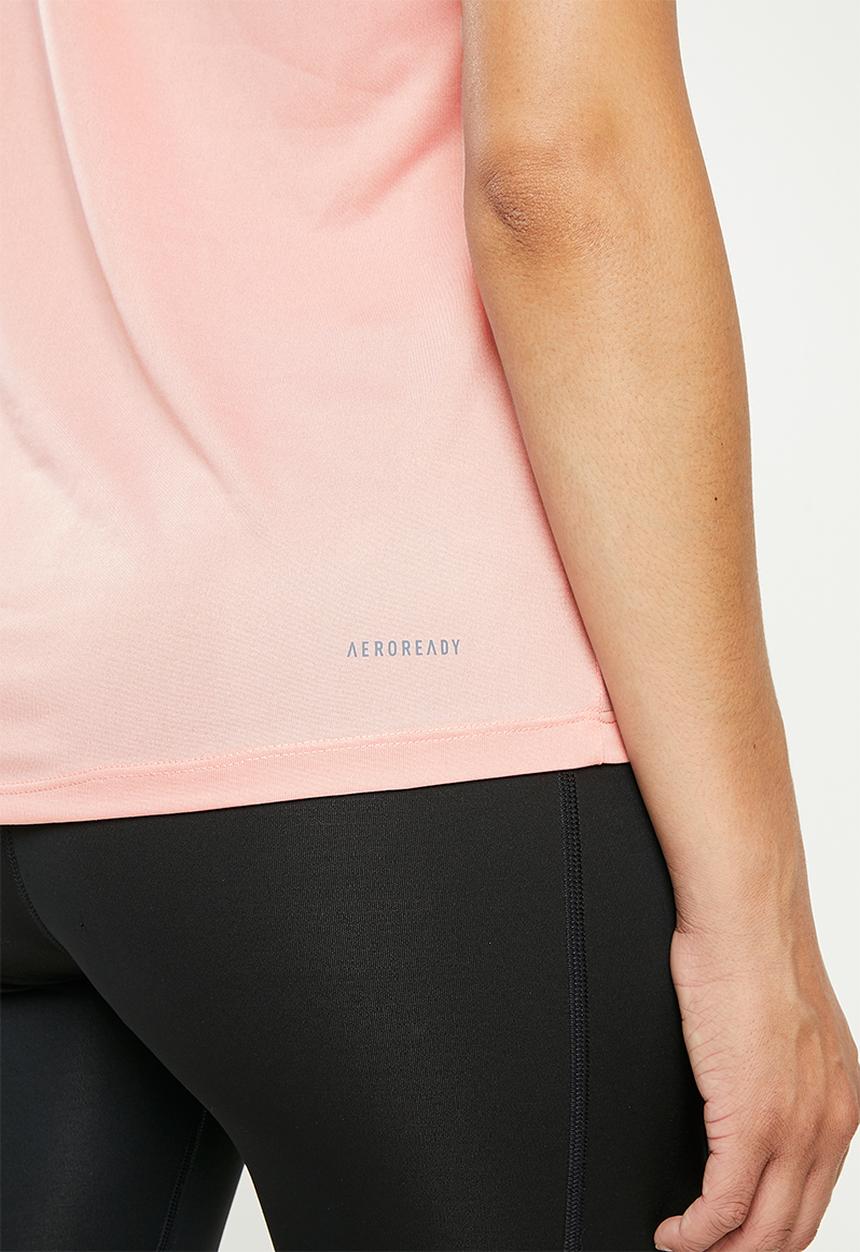 adidas Performance - W st essential tee - wonder mauve
