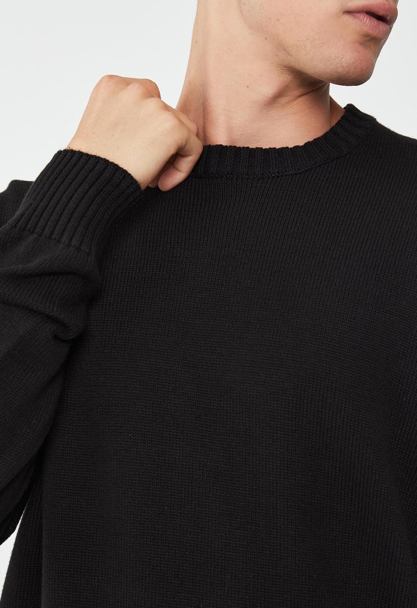 Cotton On - Crew knit-black