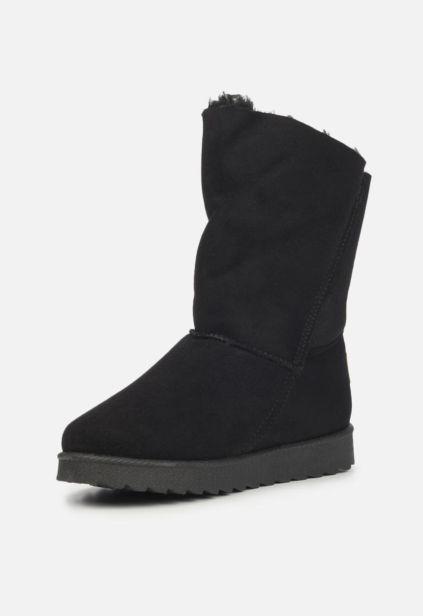 Butterfly Feet - Cozy 5 slipper boot - black