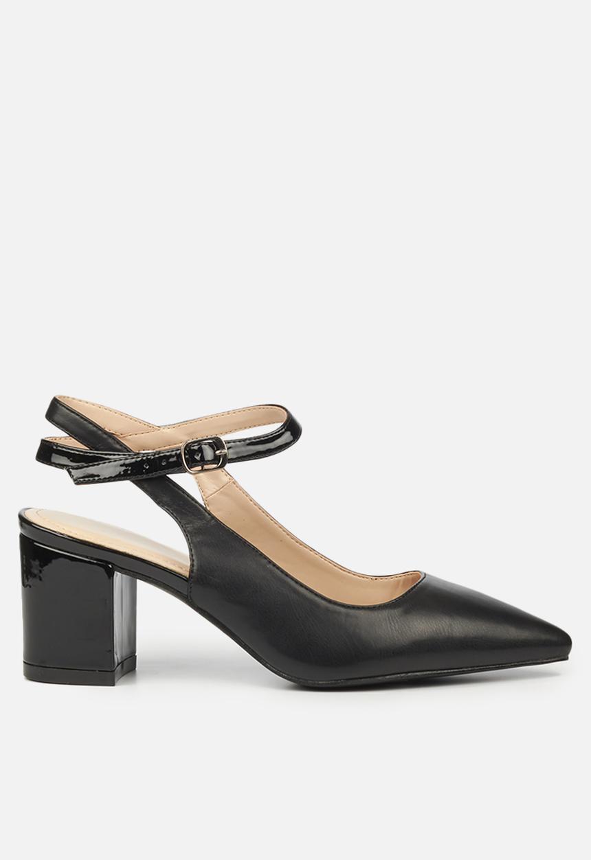 Butterfly Feet - Nancie 1 court heel - black