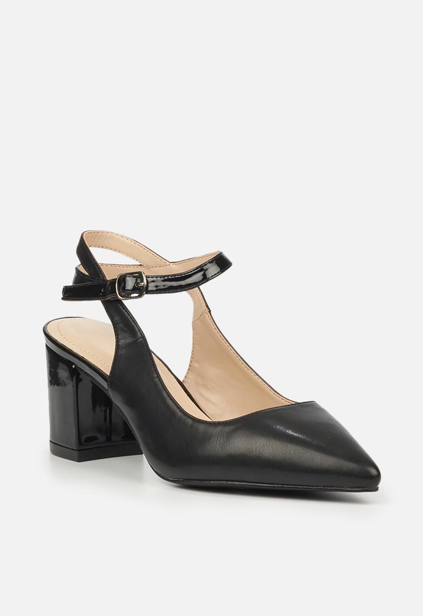 Butterfly Feet - Nancie 1 court heel - black