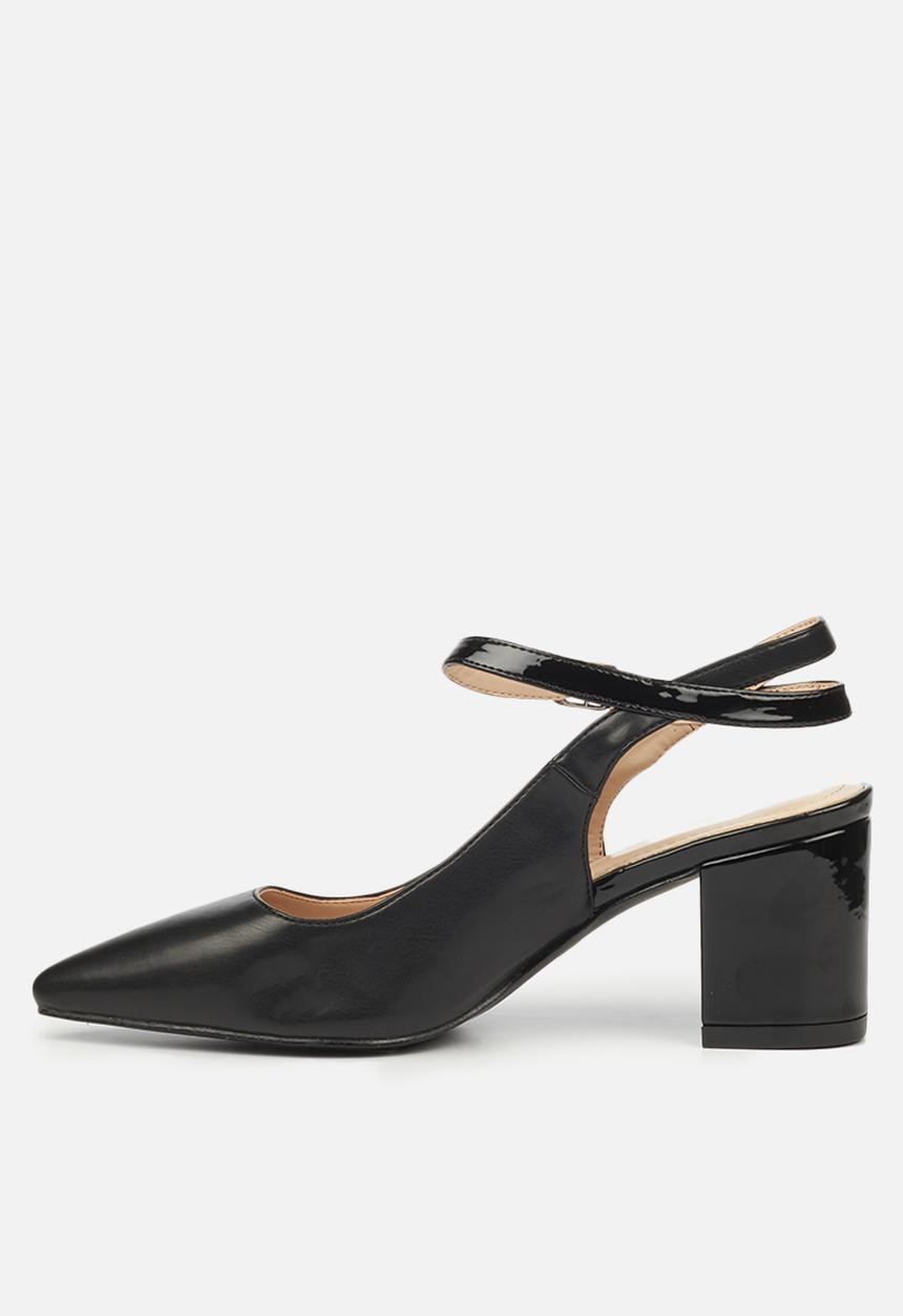 Butterfly Feet - Nancie 1 court heel - black
