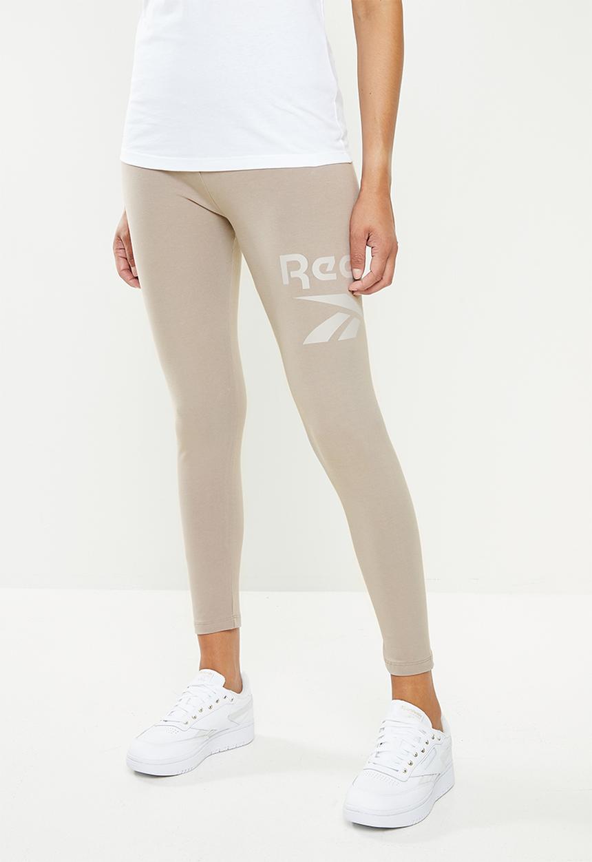 Reebok - Te big logo leggings - boulder grey