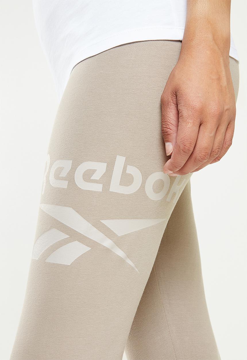 Reebok - Te big logo leggings - boulder grey