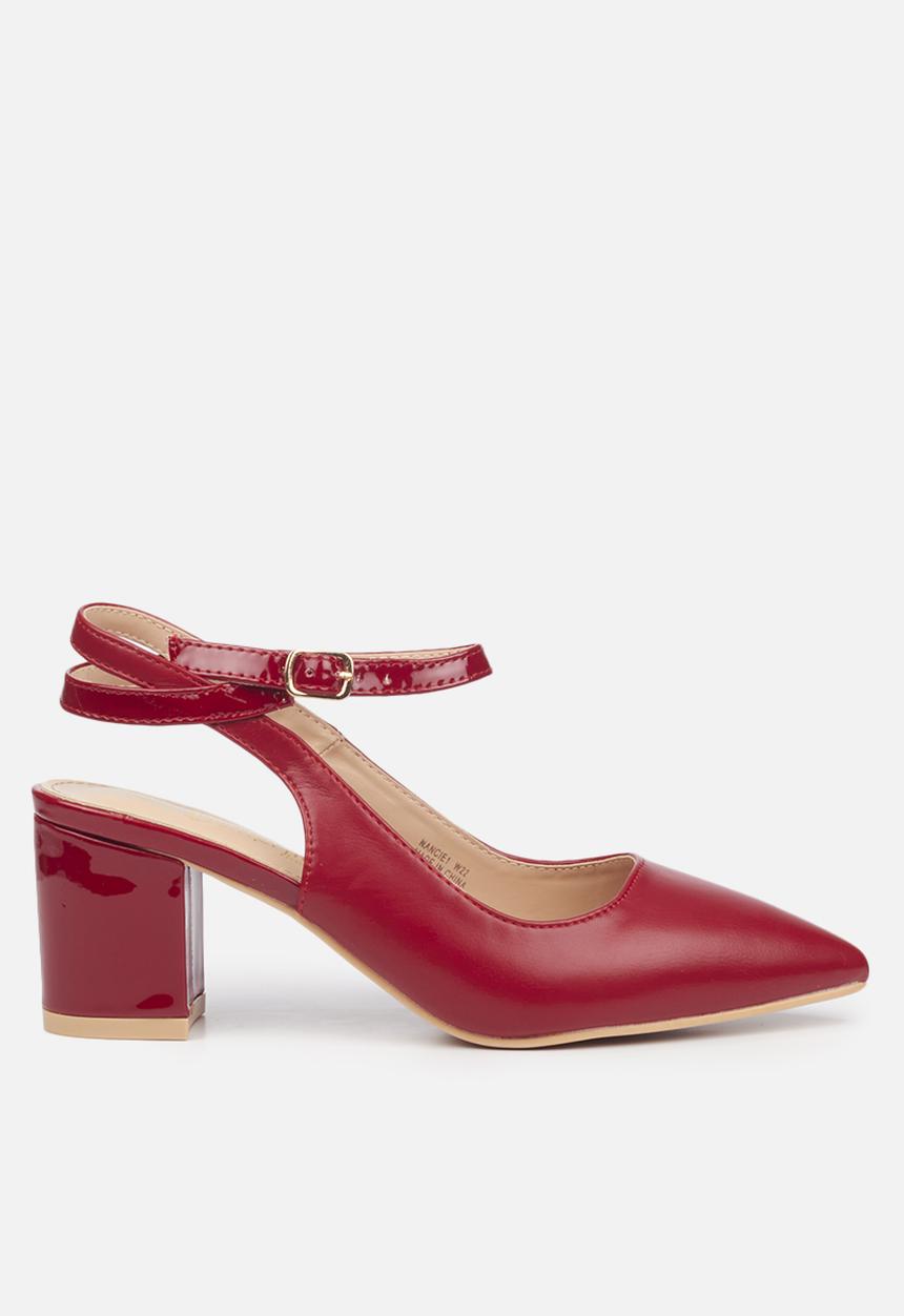 Butterfly Feet - Nancie 1 court heel - burgundy