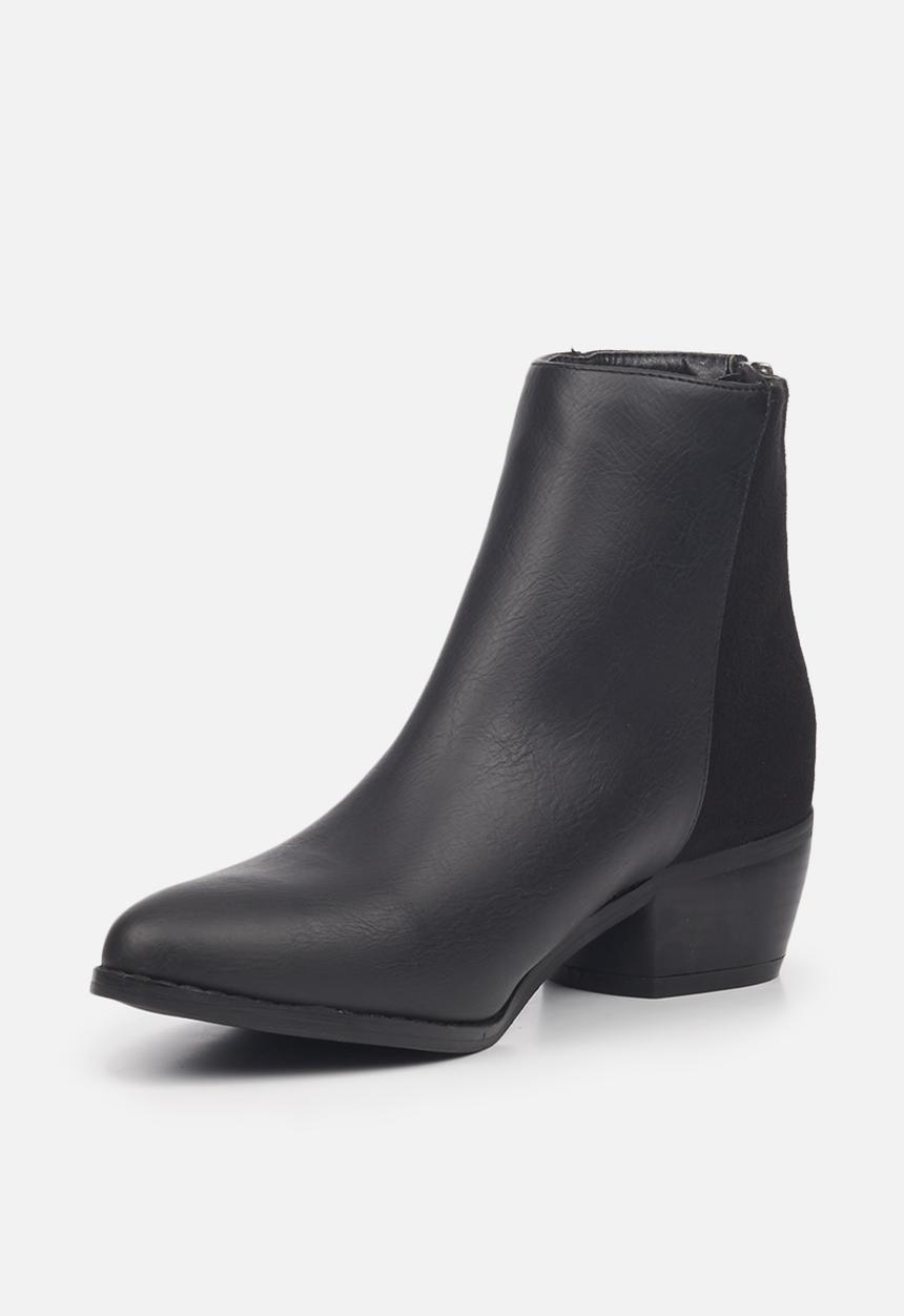 Butterfly Feet - Saddle 1 ankle boot - black