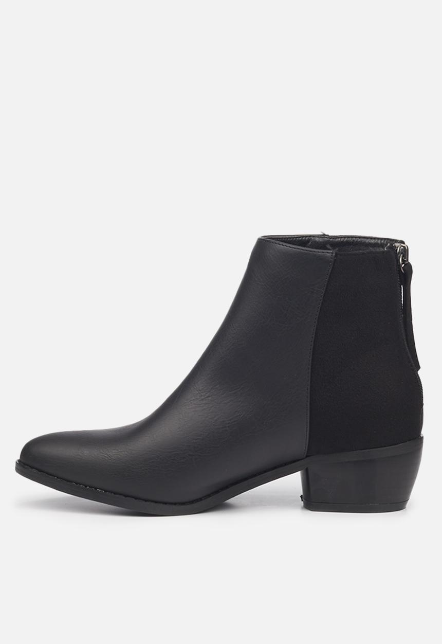 Butterfly Feet - Saddle 1 ankle boot - black