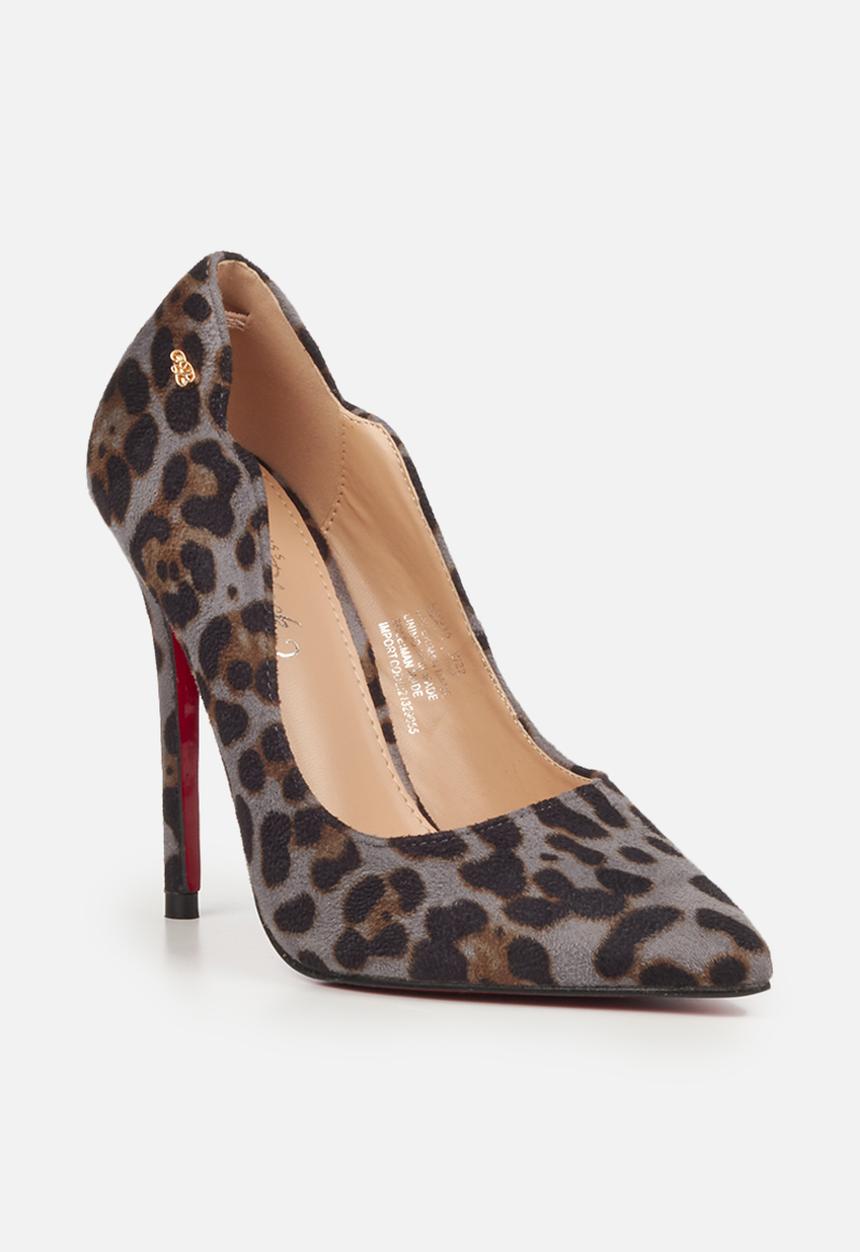 Miss Black - Lou15 court heel - multi 