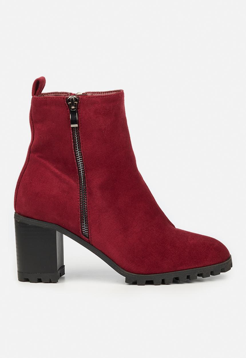 Butterfly Feet - Tallie ankle boot - burgundy
