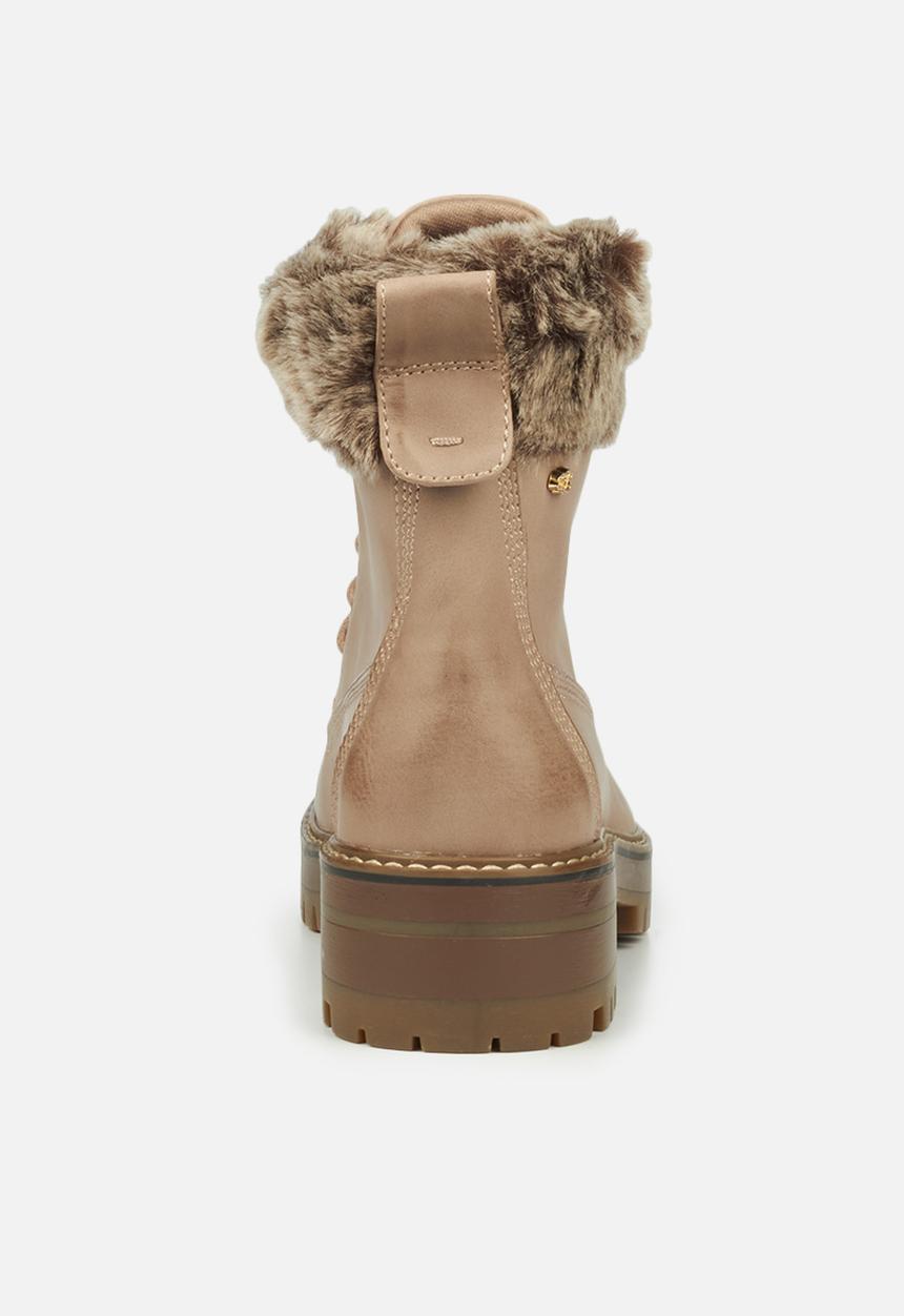 Miss Black - Fox6 lace-up ankle boot - pink