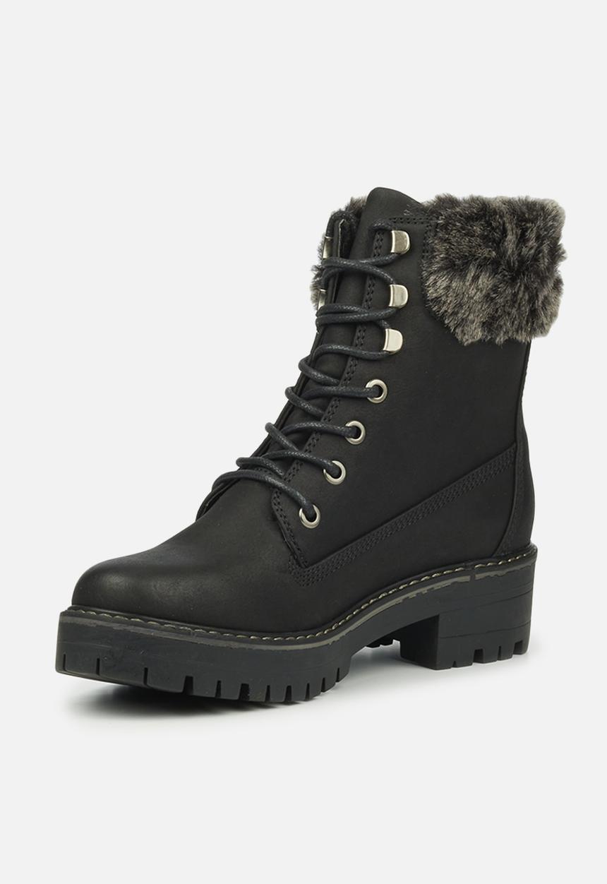 Miss Black - Fox6 lace-up ankle boot - black