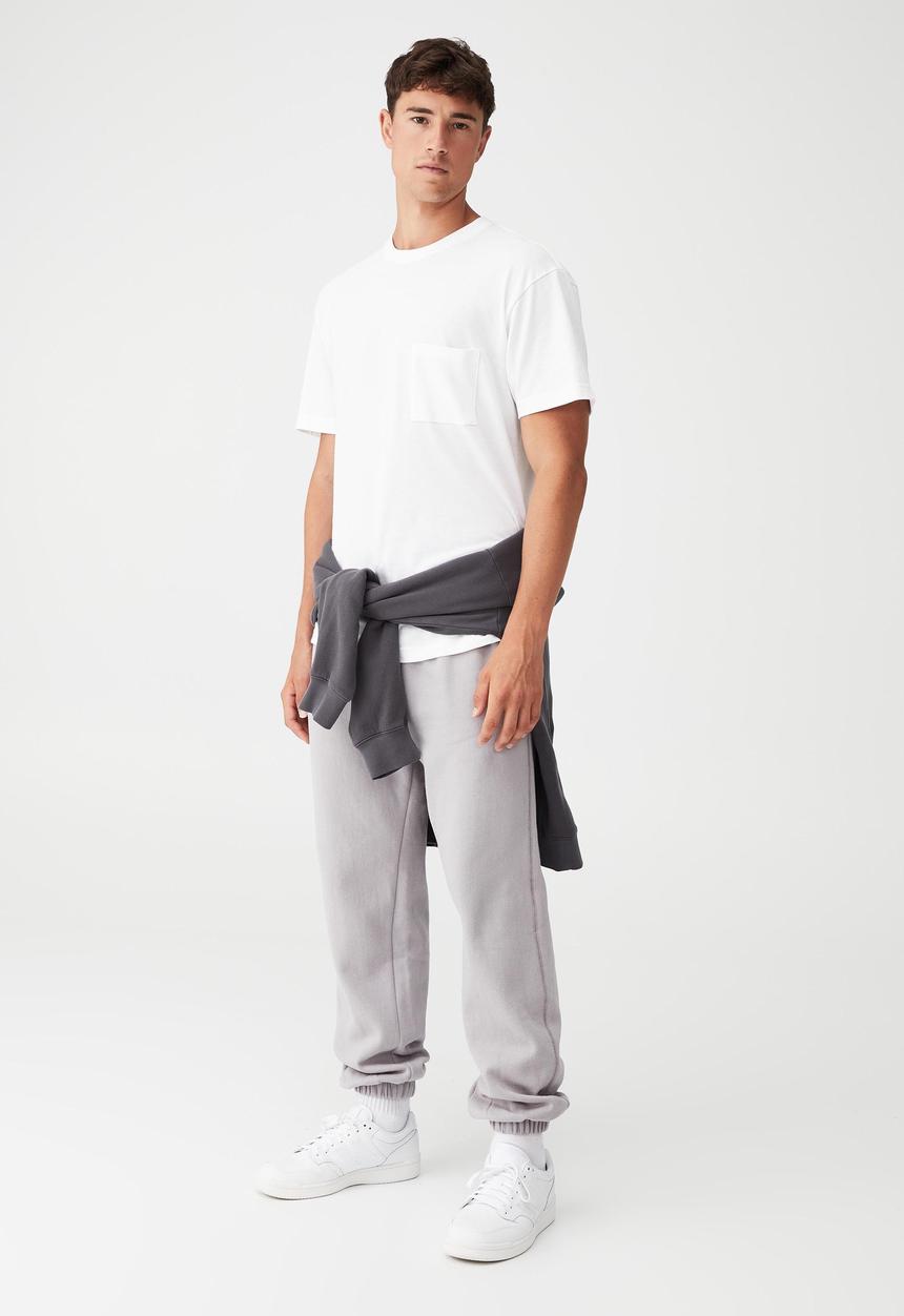 Cotton On - Loose fit track - overcast grey