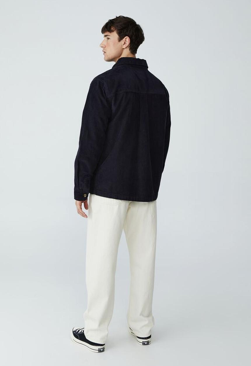 Cotton On - Heavy overshirt - true navy cord