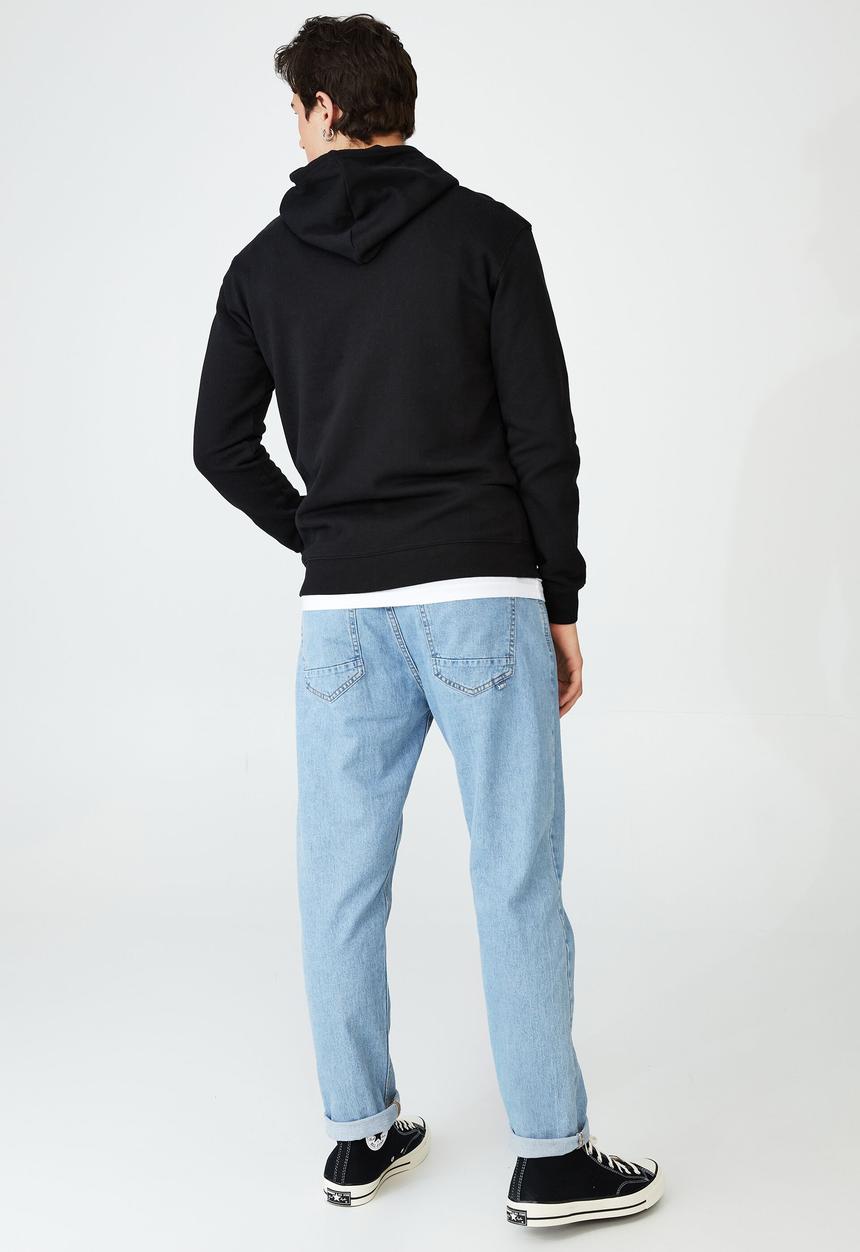 Cotton On - Graphic fleece pullover - black