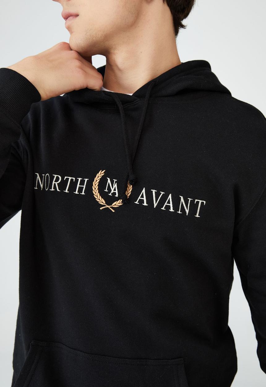 Cotton On - Graphic fleece pullover - black