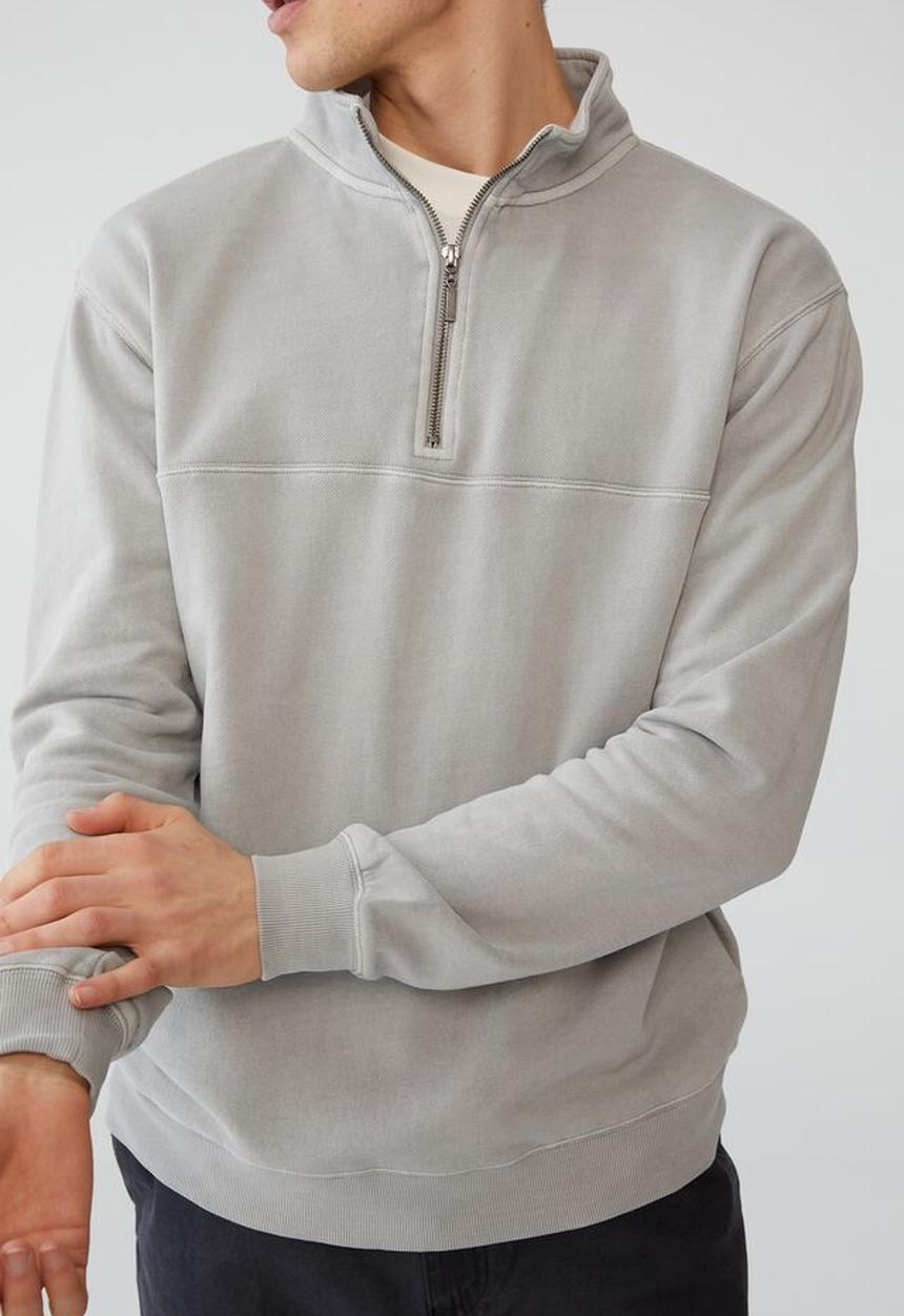 Cotton On - Quarter zip fleece - overcast grey