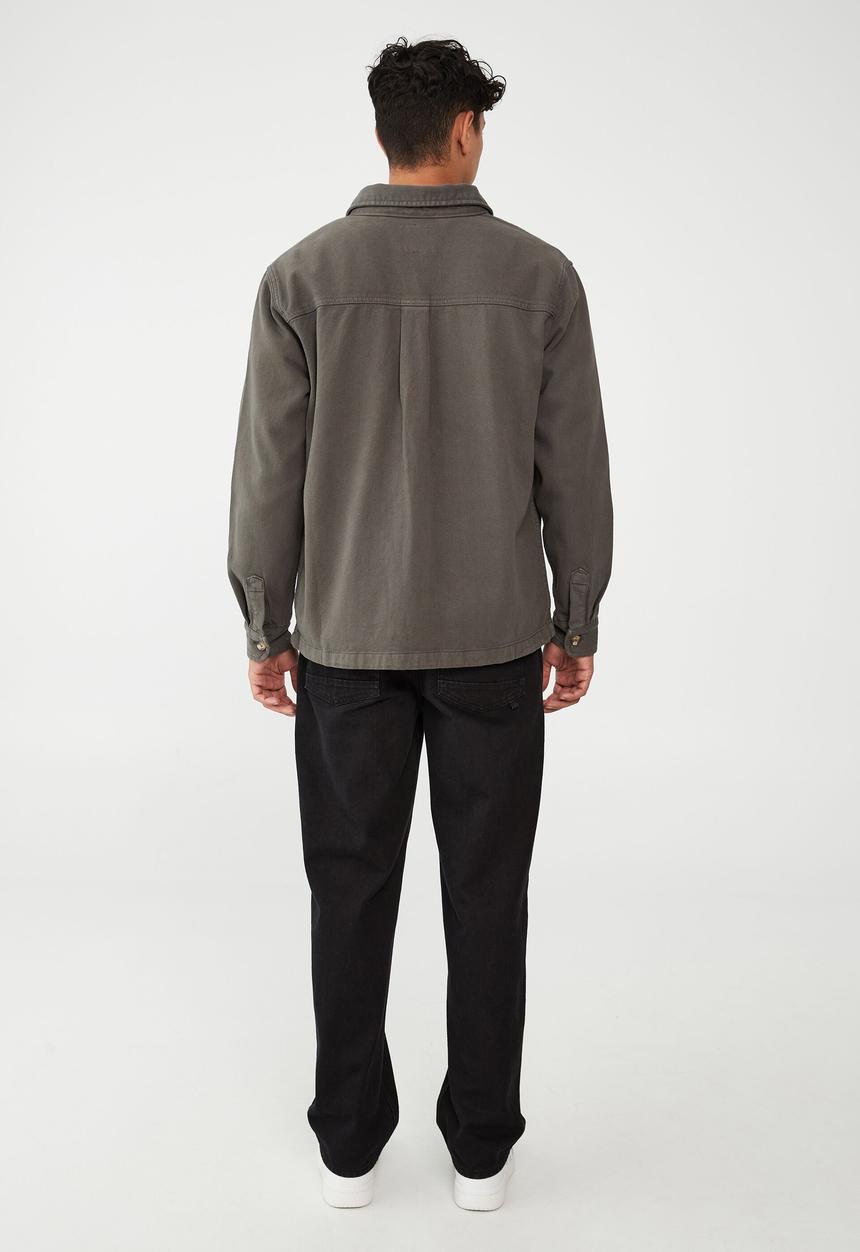 Cotton On - Heavy overshirt - coal