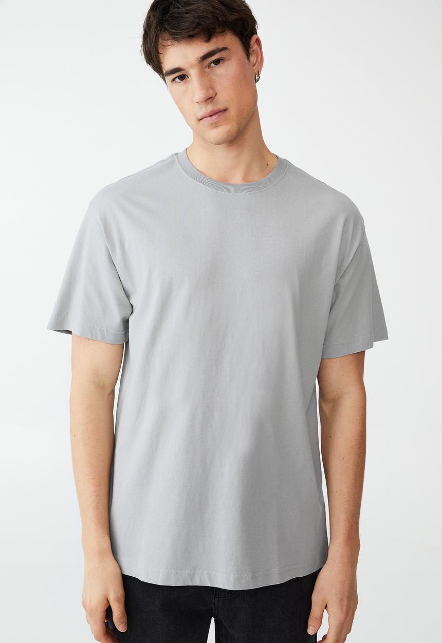 Cotton On - Organic loose fit T-shirt - blue haze