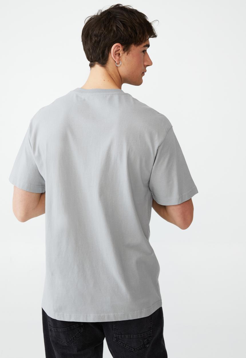 Cotton On - Organic loose fit T-shirt - blue haze