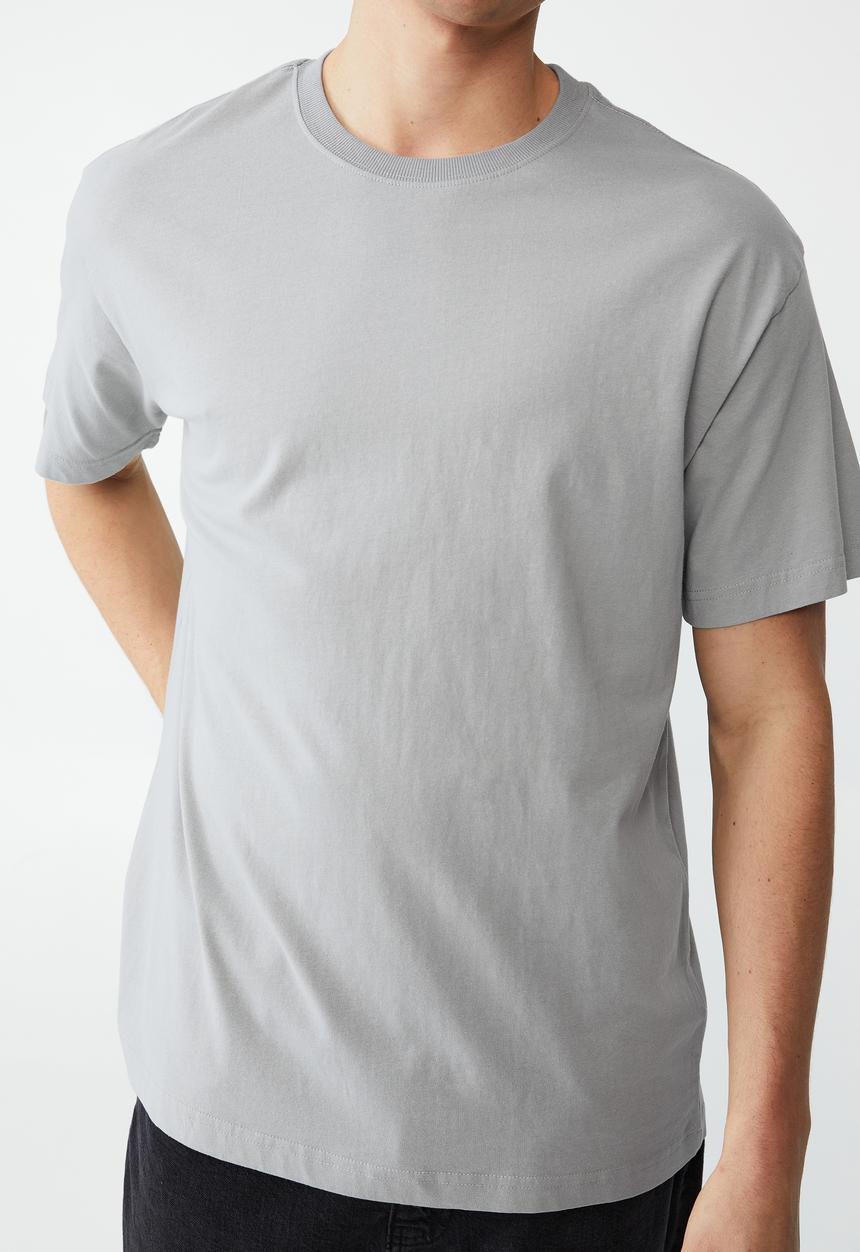 Cotton On - Organic loose fit T-shirt - blue haze