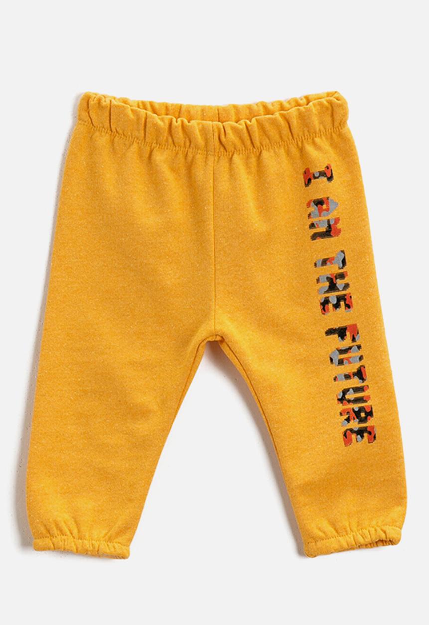 Koton Kids - Baby boys printed jogger - yellow