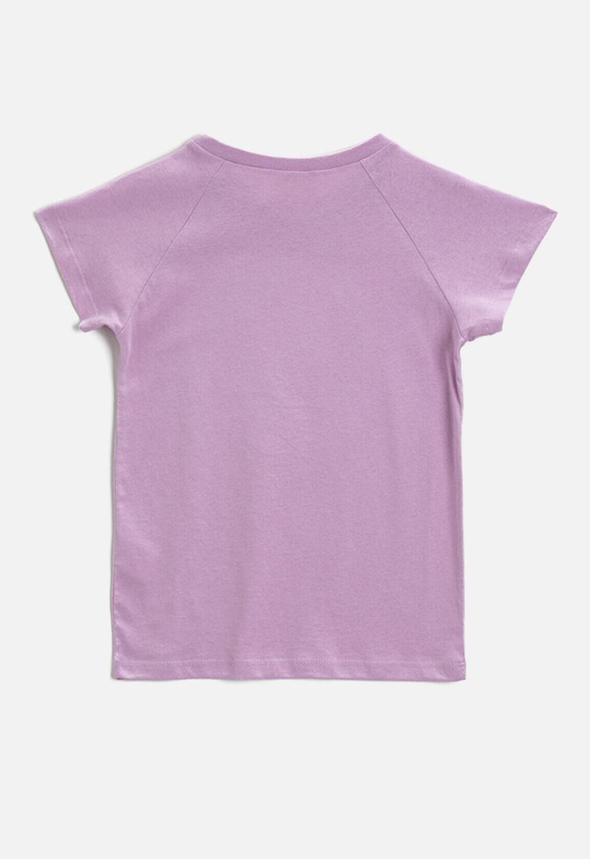 Koton Kids - Girls sequin heart tee - lilac