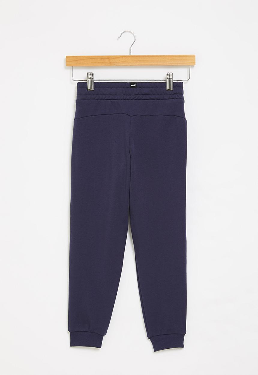 PUMA - Ess+ 2 col logo pants fl c b - navy 