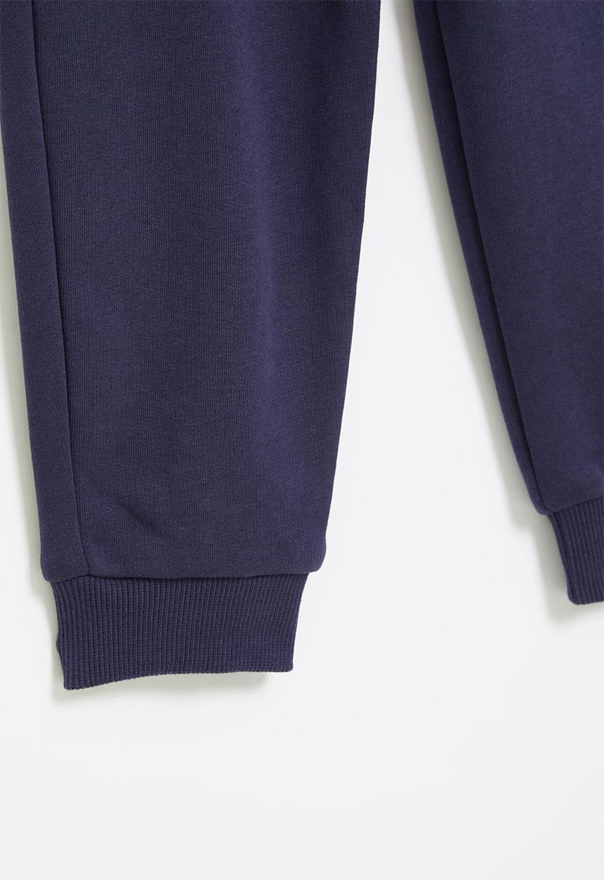 PUMA - Ess+ 2 col logo pants fl c b - navy 