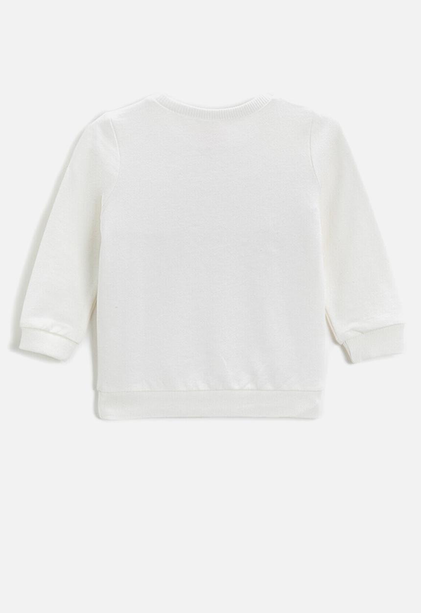 Koton Kids - Baby girls printed sweatshirt - ecru
