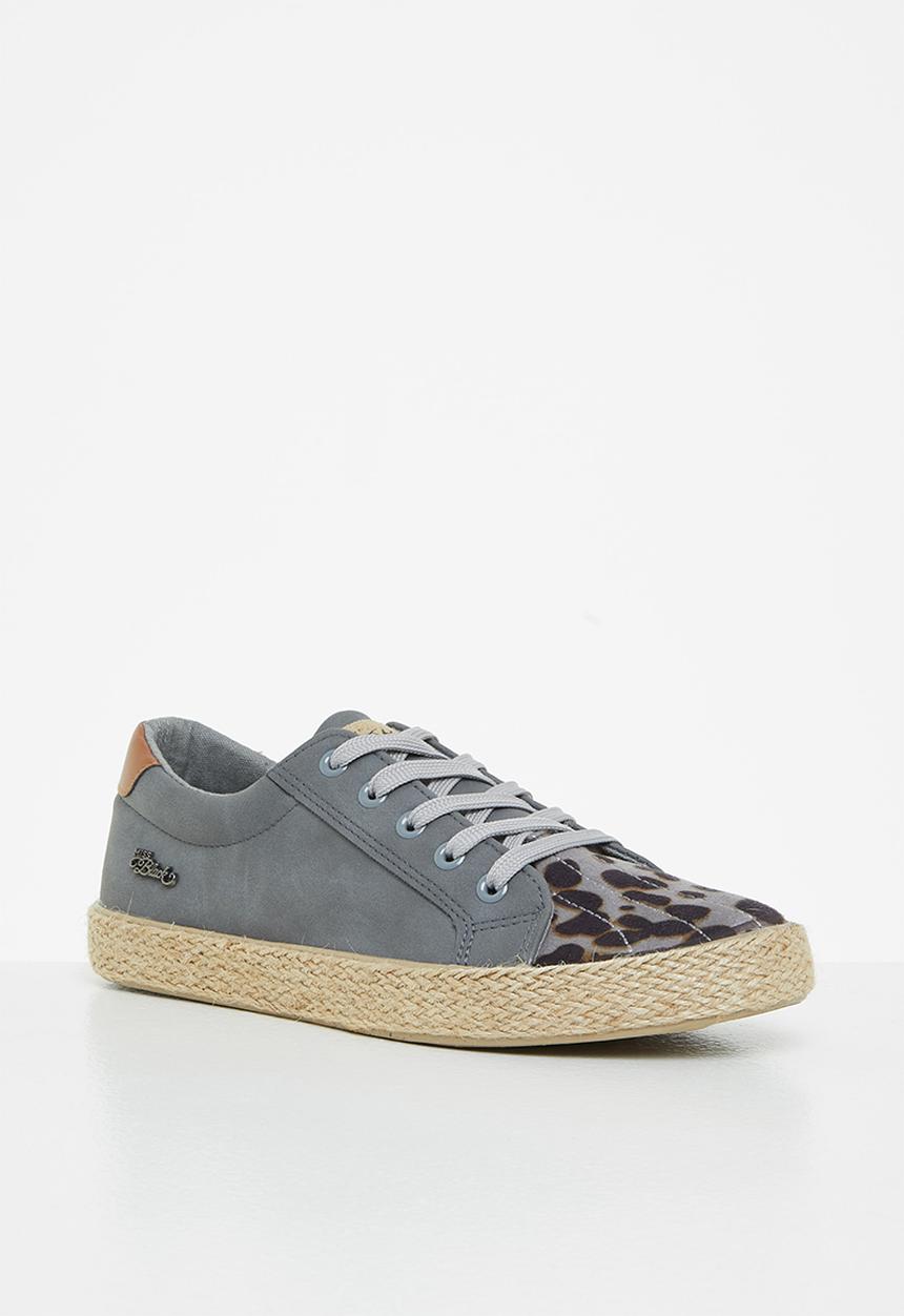 Miss Black - Republica5 espadrille sneaker - grey