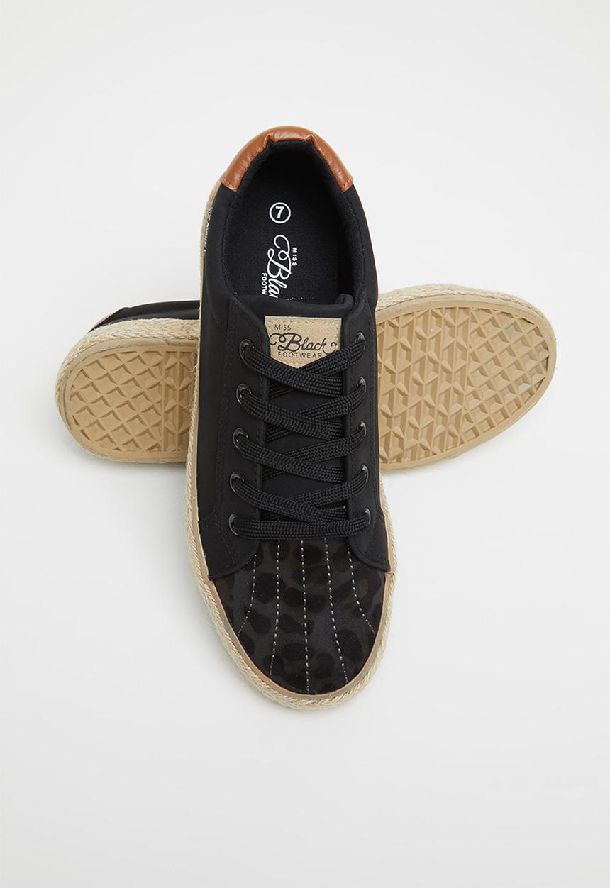 Miss Black - Republica5 espadrille sneaker - black
