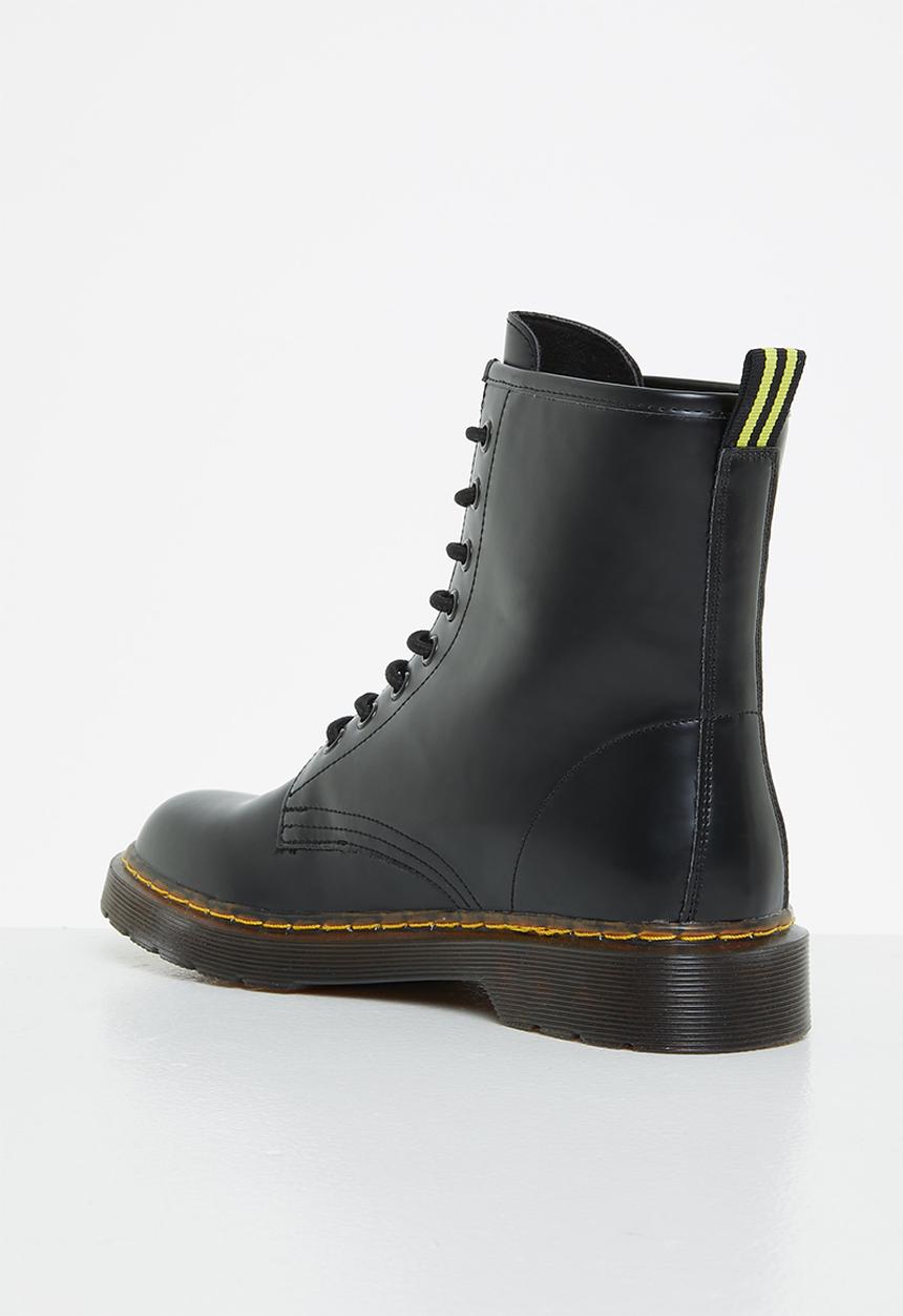 Plum - Lavigne lace-up boot - black