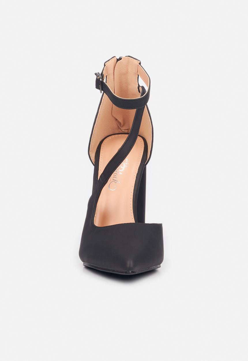 Miss Black - Criss2 ankle strap heel - black
