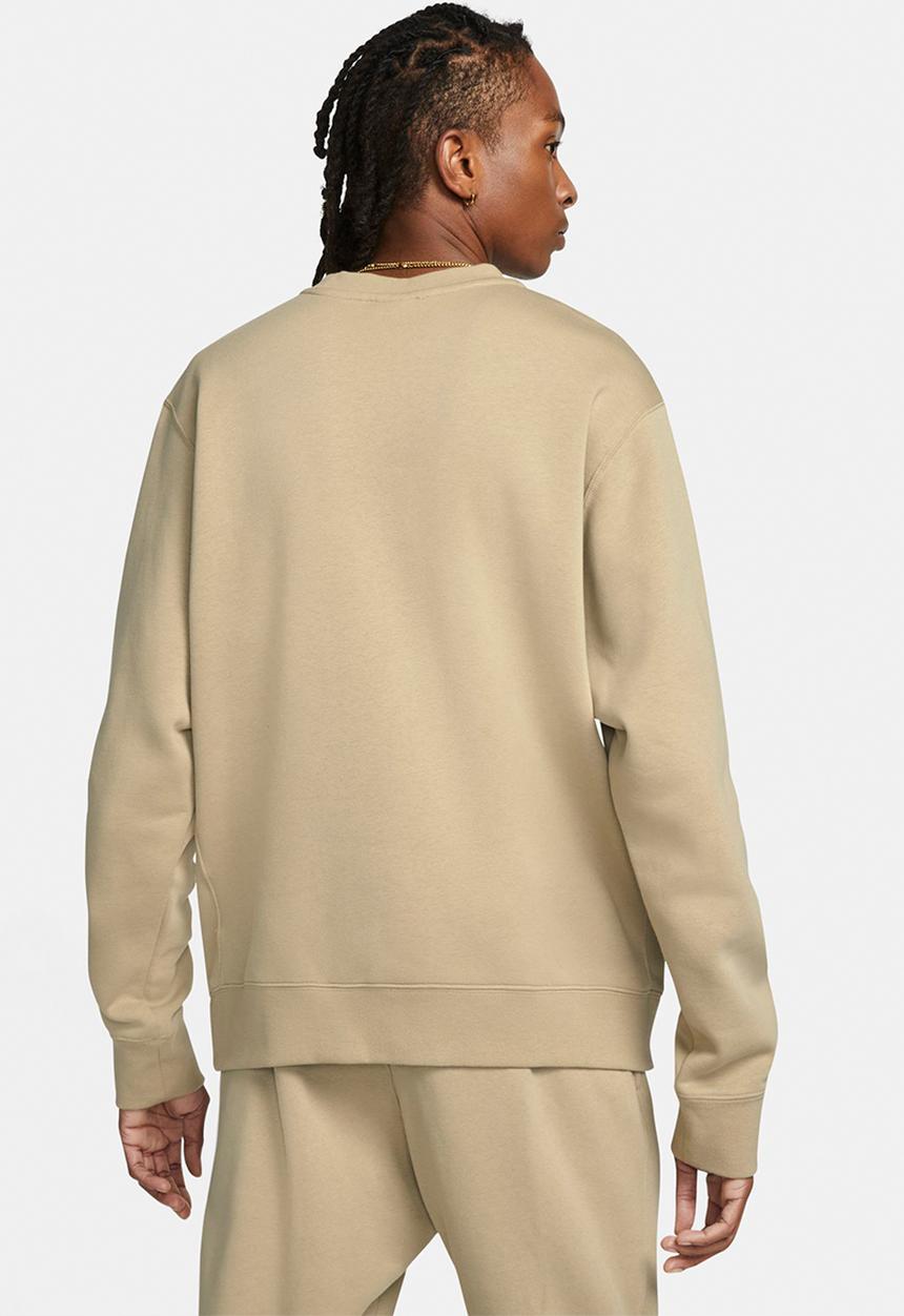 Nike - NSW Club Crew BB Sweatshirt - limestone & white