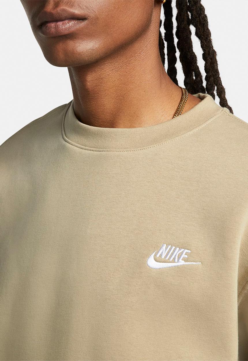 Nike - NSW Club Crew BB Sweatshirt - limestone & white