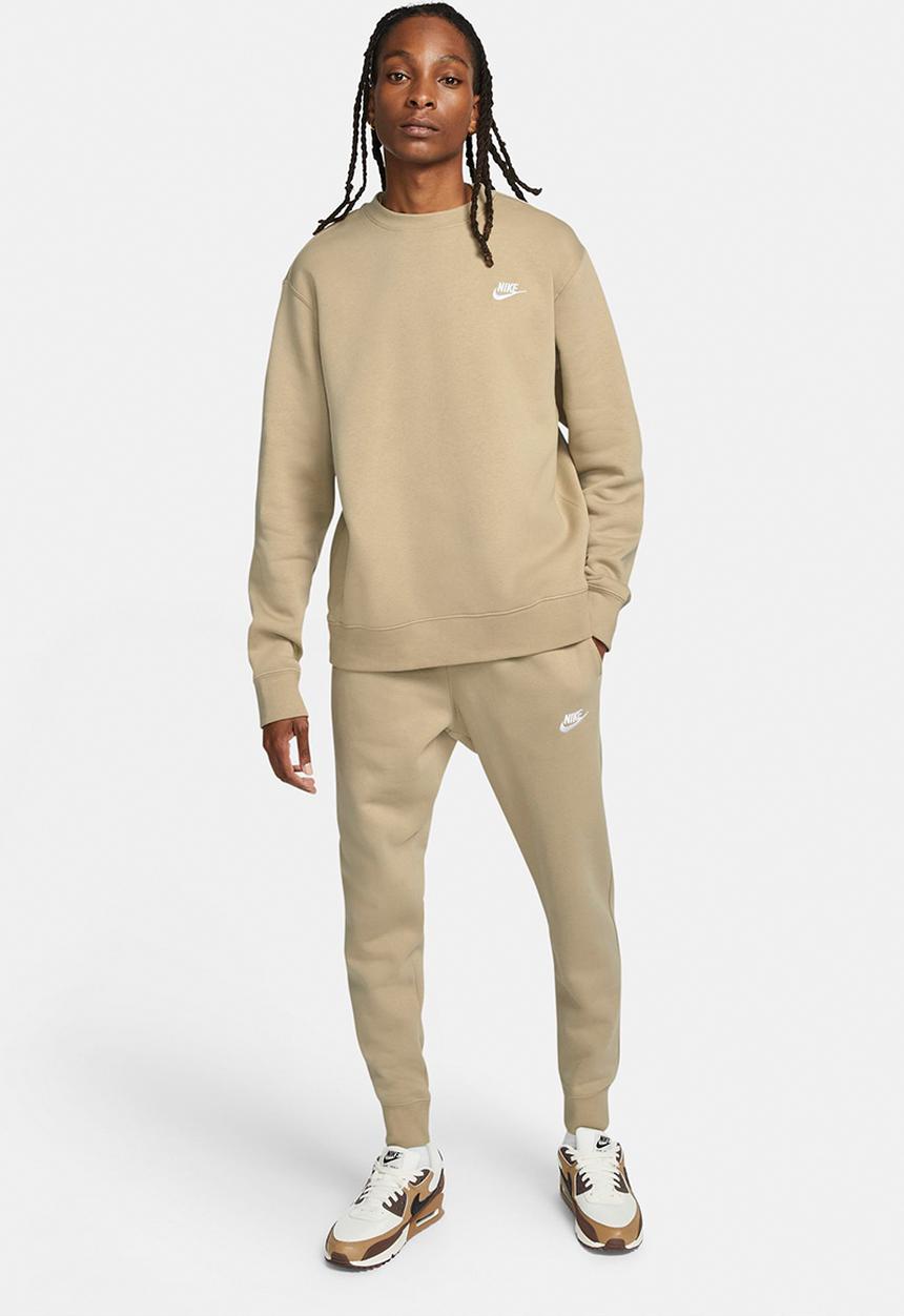 Nike - NSW Club Crew BB Sweatshirt - limestone & white