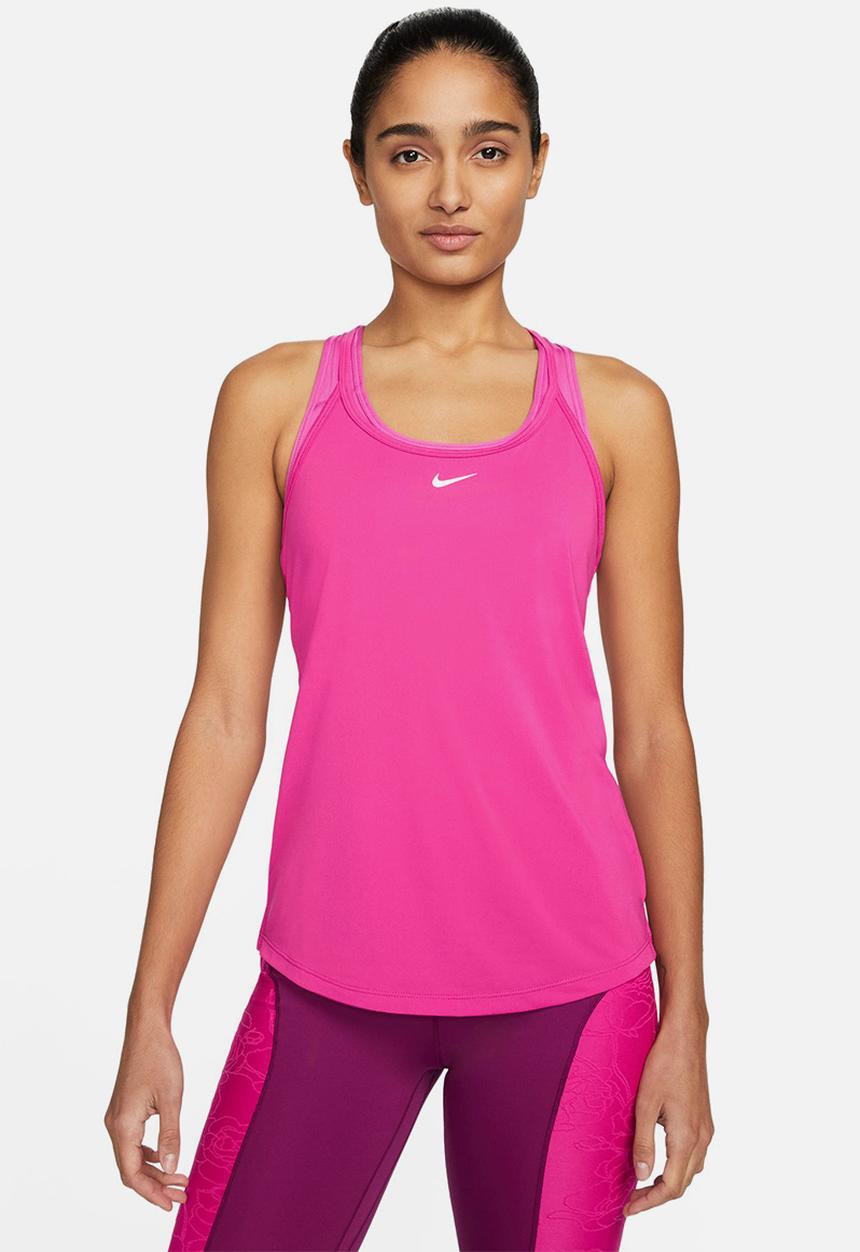 Nike - Nike one df elstka std tank - active pink & white