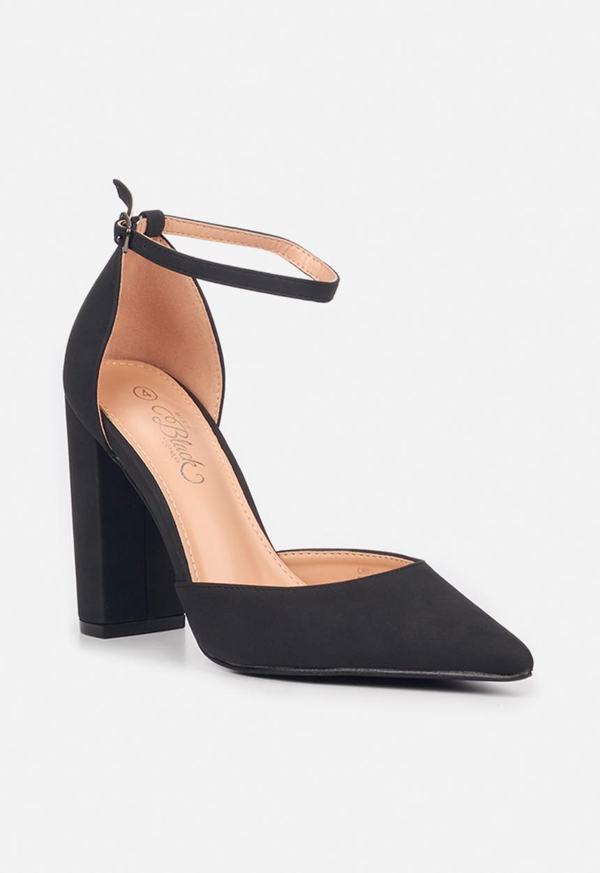 Miss Black - Criss3 ankle strap heel - black
