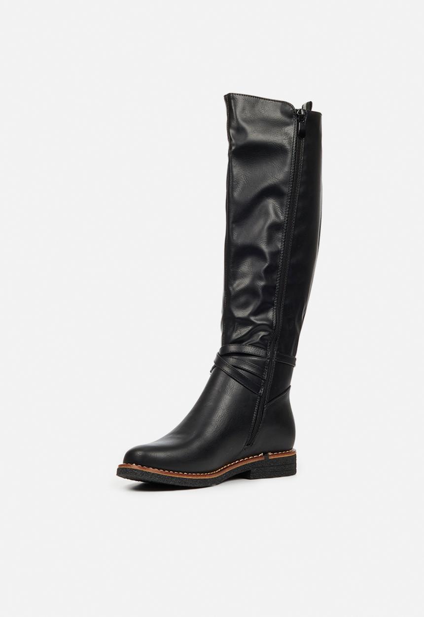 Miss Black - Dolinde1 riding boot - black