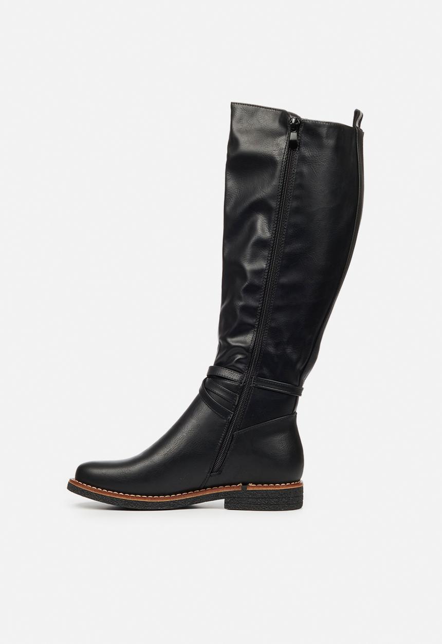 Miss Black - Dolinde1 riding boot - black